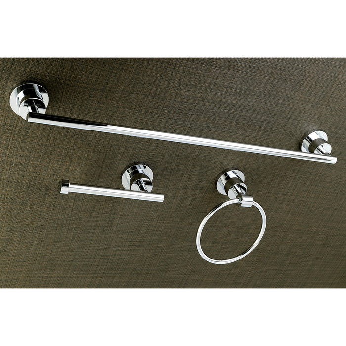 Kingston Sona BAK821148C - Concord 3-Piece 24-Inch Towel Bar Bathroom Accessory Set, Polished Chrome