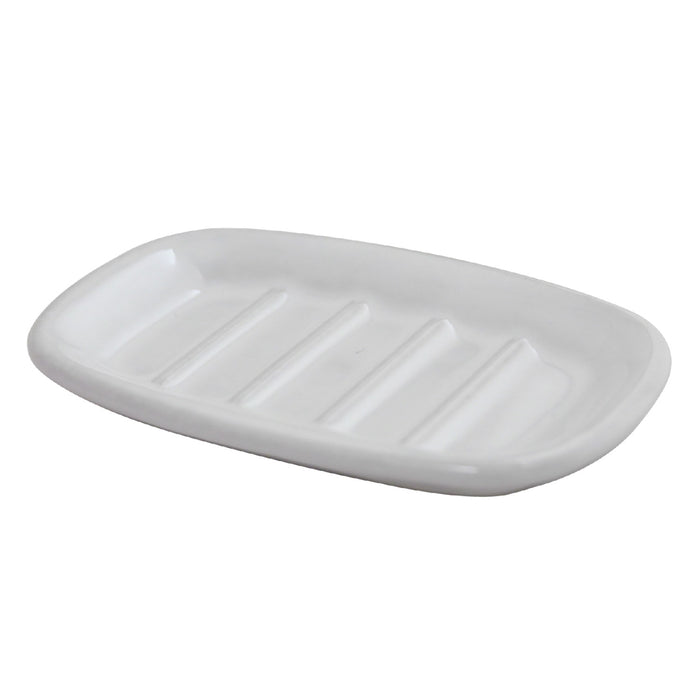 Kingston BASD3965 Soap Dish Holder, Dish Only, White