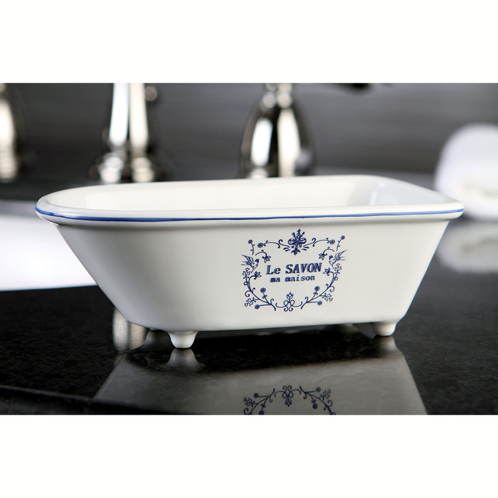 Kingston Heirloom BATUBRW - Le Savon 5-5/8-Inch Mini Tub, White