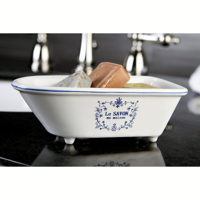 Kingston Heirloom BATUBRW - Le Savon 5-5/8-Inch Mini Tub, White