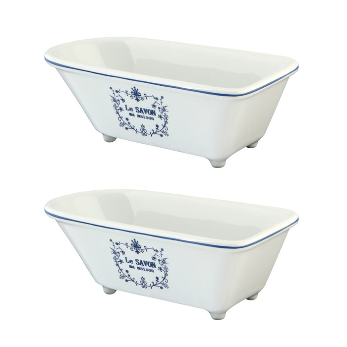 Kingston Heirloom BATUBRWD 5-5/8-Inch Mini Tub (2-Pieces), White