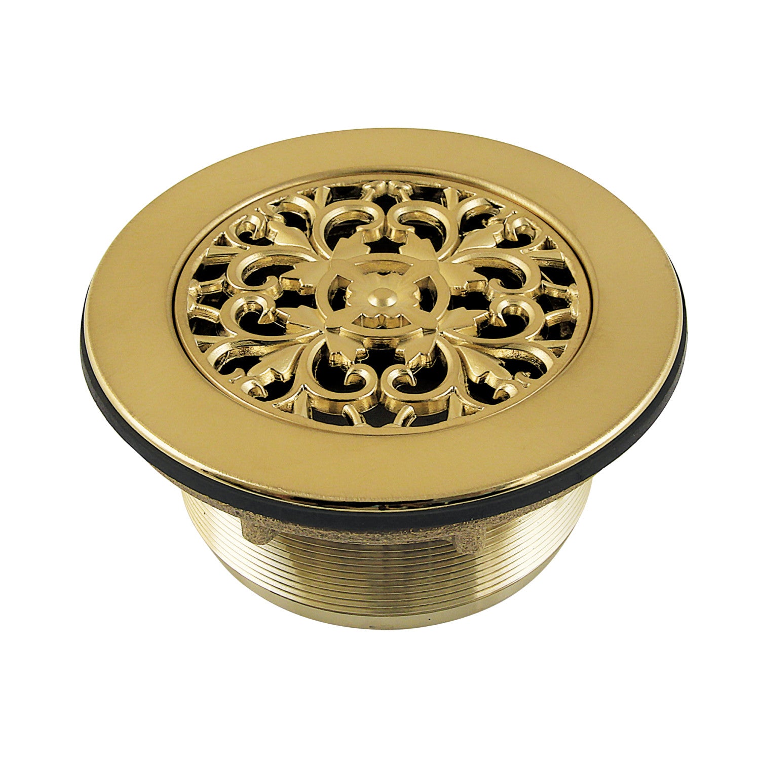 Kingston Watercourse BSFT4137 4-1/4-Inch Brass Round Grid Shower