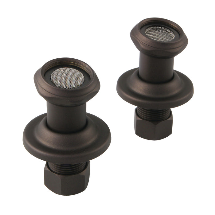 Kingston Vintage CAU4105 Tub Mount Couplers, Oil Rubbed Bronze