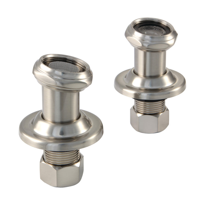 Kingston Vintage CAU4108 Tub Mount Couplers, Brushed Nickel