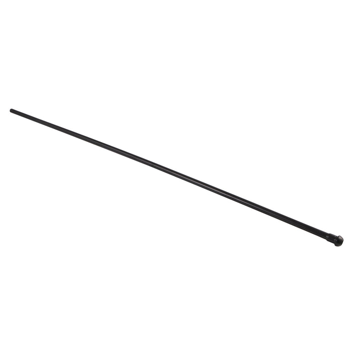 Kingston Complement CB38300MB 30-Inch Bullnose Bathroom Supply Line, Matte Black