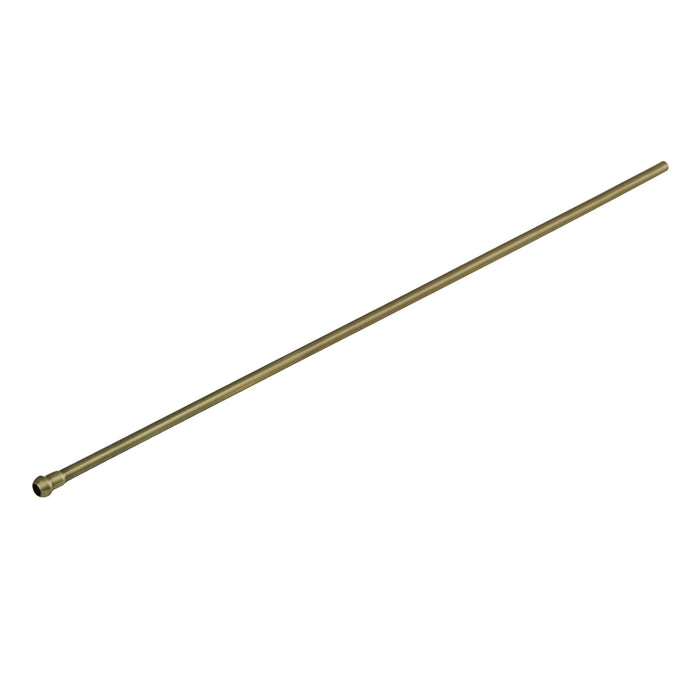 Kingston Complement CB38303 30-Inch Bullnose Bathroom Supply Line, Antique Brass