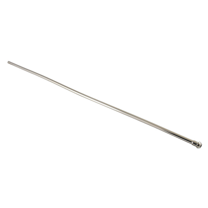 Kingston Complement CB38306 30-Inch Bullnose Bathroom Supply Line, Polished Nickel