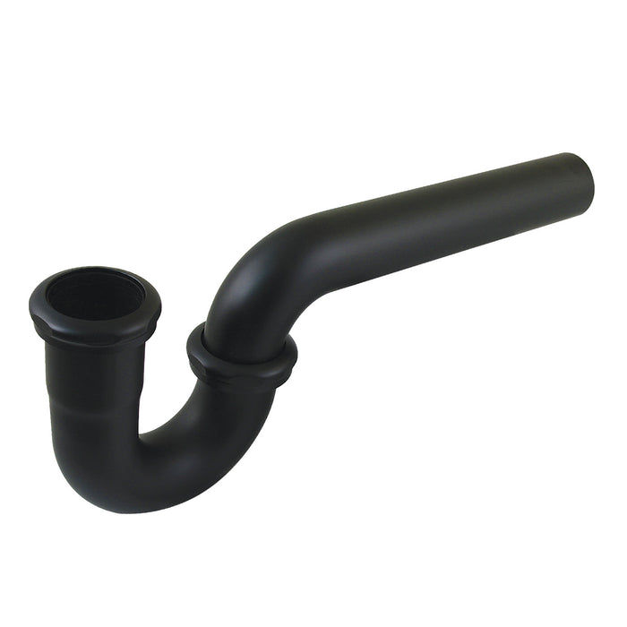 Kingston Made To Match CC1120MB 1-1/2 Inch Decor P-Trap without Flange, 13-1/16 Inch Length, 18 Gauge, Matte Black
