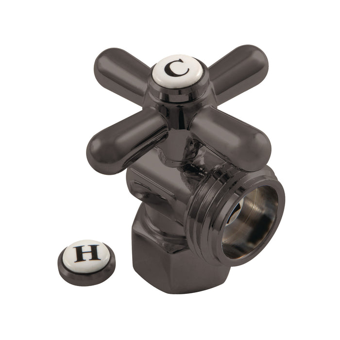 Kingston Heirloom CC13005X - Vintage 1/2-Inch FIP x 3/4-Inch Hose Thread Quarter-Turn Angle Shut-Off Valve, for Washing Machine, Oil Rubbed Bronze