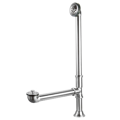 Kingston Heirloom CC2081 - Vintage Brass Lift and Turn Tub Waste