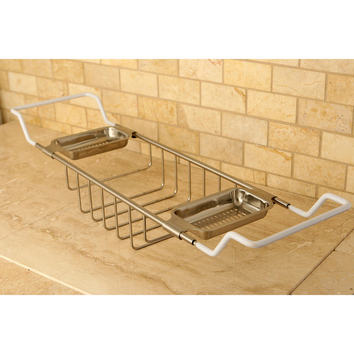 Kingston Heirloom CC2158 - Vintage Bathtub Caddy Tray, Brushed Nickel
