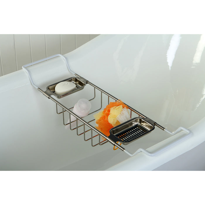 Kingston Heirloom CC2158 - Vintage Bathtub Caddy Tray, Brushed Nickel