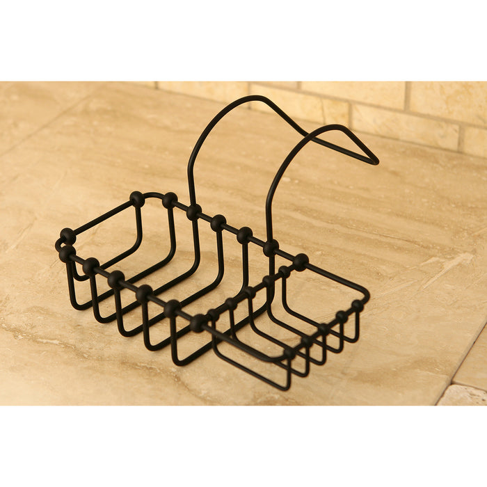 Kingston Heirloom CC2165 - Vintage 8-3/8 Inch Clawfoot Tub Hanging Soap and Sponge Holder, Oil Rubbed Bronze