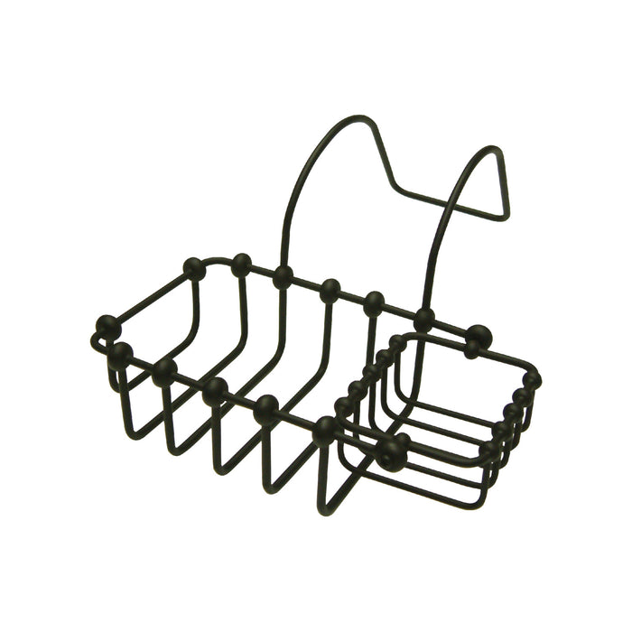 Kingston Heirloom CC2175 - Vintage 7-Inch Clawfoot Tub Hanging Soap and Sponge Holder, Oil Rubbed Bronze