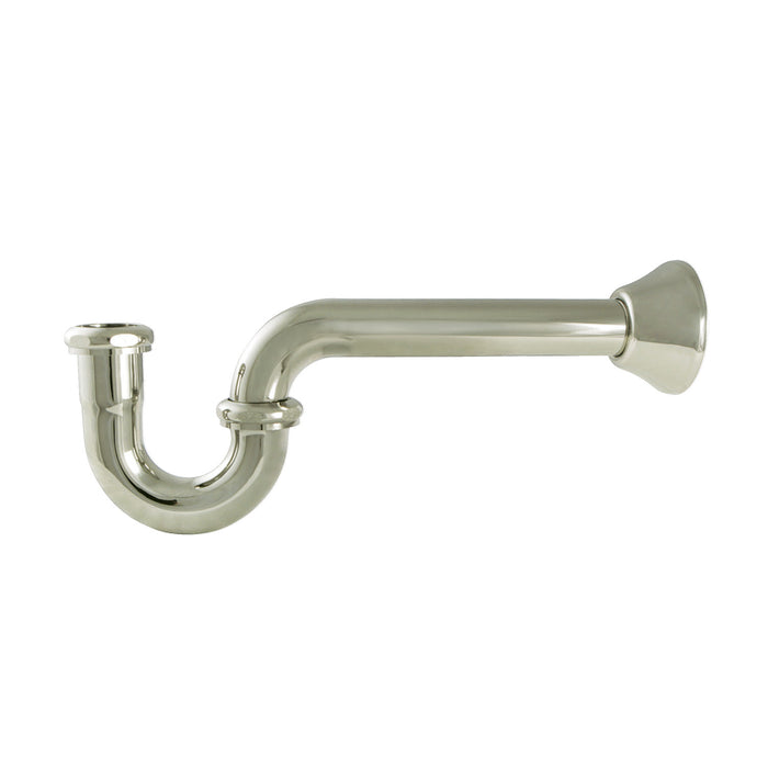 Kingston Vintage CC2186 1-1/4 Inch Decor P-Trap, 18 Gauge, Polished Nickel