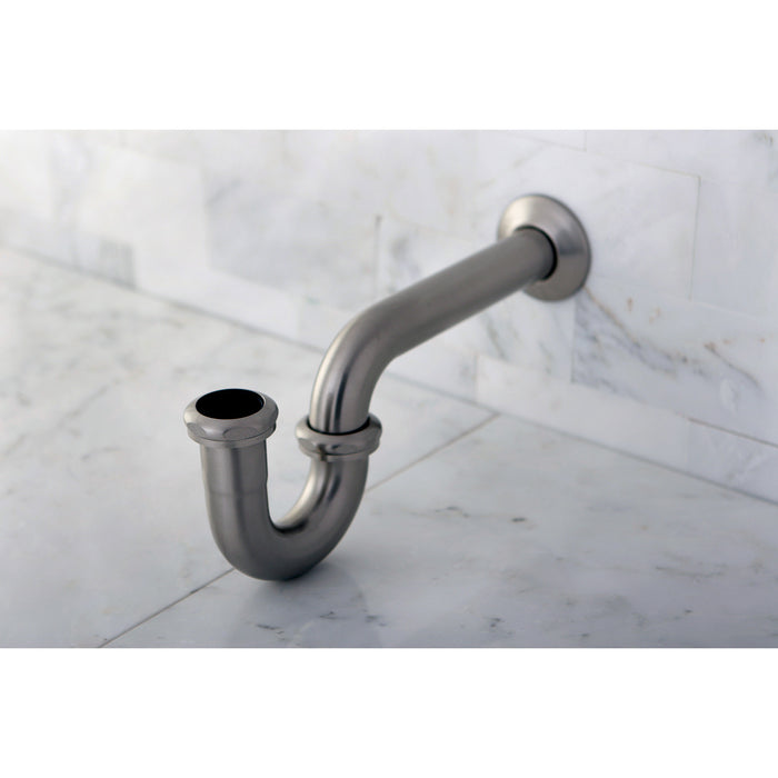 Kingston Vintage CC2188 1-1/4 Inch Decor P-Trap, 18 Gauge, Brushed Nickel