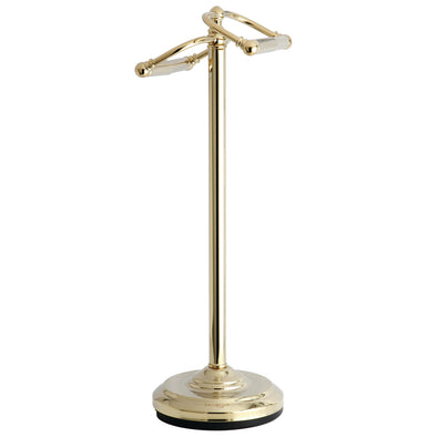 Kingston Brass Toilettenpapierhalter Aus Messing - Freistehend, Vintage Design - Poliertes Chrom - 54,6 Cm Hoch