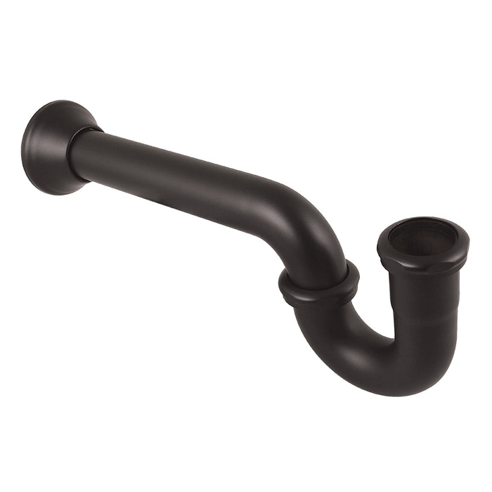 Kingston Vintage CC2245 1-1/4 (or 1-1/2) x 1-1/2 Inch Decor P-Trap with Bell Flange, 13-1/16 Inch Length, 18 Gauge, Oil Rubbed Bronze