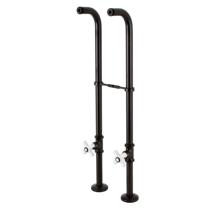 Kingston Kingston CC266S5PX Freestanding Supply Line with Stop Valve, Oil Rubbed Bronze