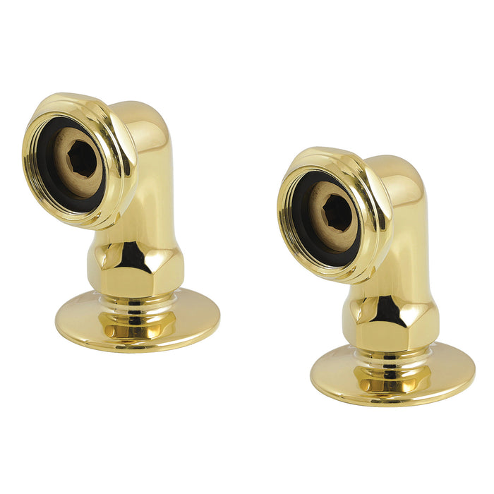 Kingston Vintage CC2RS2 2-Inch Deck Mount Tub Faucet Riser, Polished Brass