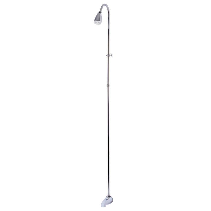 Kingston Heirloom CC3111 - Vintage Convert to Shower Unit, Polished Chrome