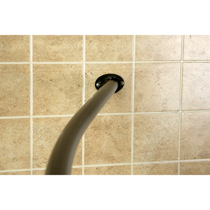 Edenscape CC3175 47-Inch to 60-Inch Adjustable Curved Shower Curtain Rod, Oil Rubbed Bronze