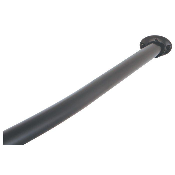 Kingston Edenscape CC3175 47-Inch to 60-Inch Adjustable Curved Shower Curtain Rod, Oil Rubbed Bronze