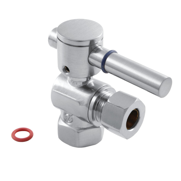 Kingston Sona CC33101DL - Concord 3/8-Inch FIP x 3/8-Inch O.D. Comp Quarter-Turn Angle Shut-Off Valve, Polished Chrome