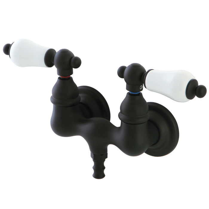 Kingston Heirloom CC35T5 - Vintage Two-Handle 2-Hole Tub Wall Mount Tub Faucet, Oil Rubbed Bronze