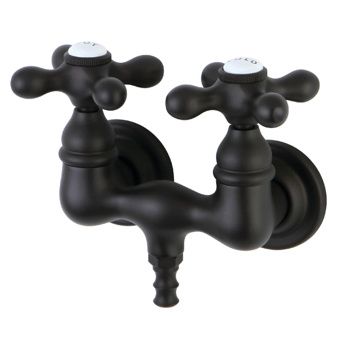 Kingston Heirloom CC37T5 - Vintage Two-Handle 2-Hole Tub Wall Mount Tub Faucet, Oil Rubbed Bronze