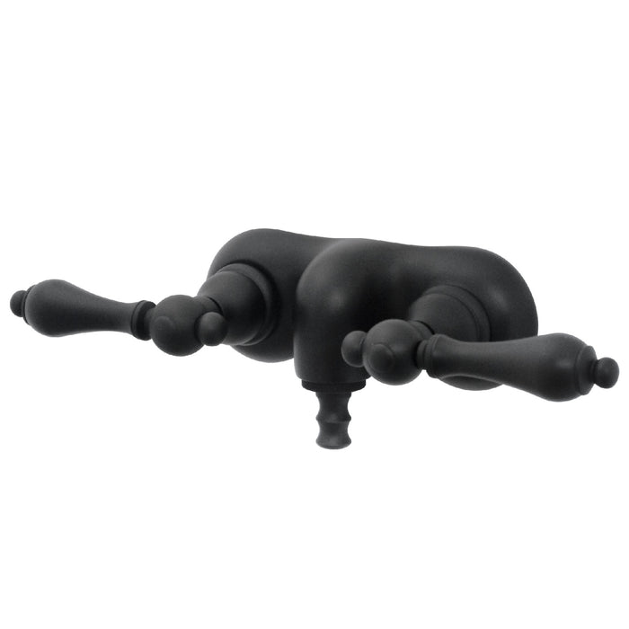 Kingston Heirloom CC41T5 - Vintage Two-Handle 2-Hole Tub Wall Mount Clawfoot Tub Faucet, Oil Rubbed Bronze