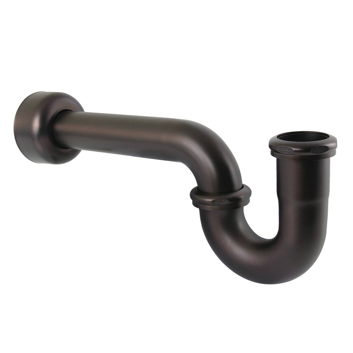 Kingston Trimscape CC4245 1-1/4 (or 1-1/2) x 1-1/2 Inch Decor P-Trap with High Box Flange, 13-1/16 Inch Length, 18 Gauge, Oil Rubbed Bronze