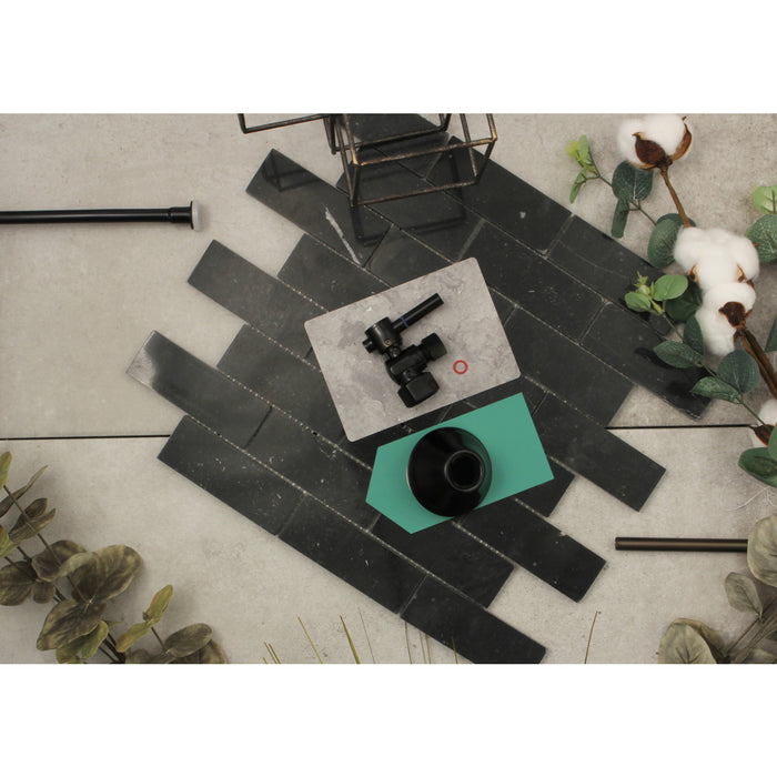 Kingston Sona CC43100DLTKF20 - Trimscape Contemporary Plumbing Toilet Trim Kit, Matte Black