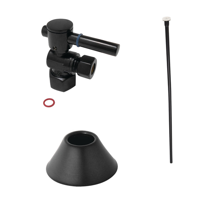 Kingston Sona CC43100DLTKF20 - Trimscape Contemporary Plumbing Toilet Trim Kit, Matte Black