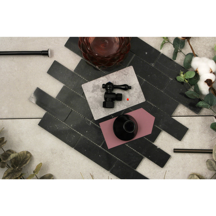 Kingston Heirloom CC43100TKF20 - Trimscape Traditional Plumbing Toilet Trim Kit, Matte Black