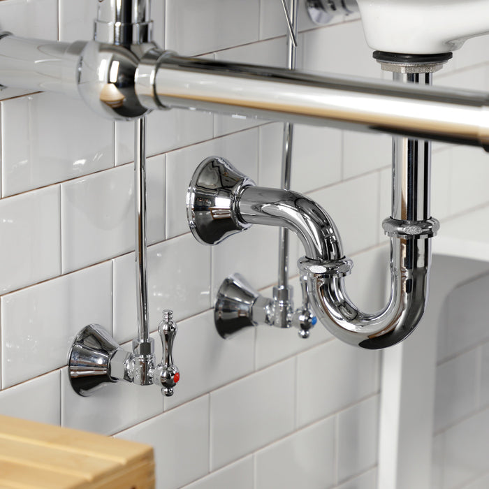 Trimscape CC43101LKB30 Traditional Plumbing Sink Trim Kit with P-Trap, Polished Chrome