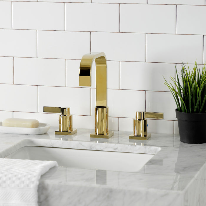 Kingston Sona CC43102DLLKB30 - Trimscape Modern Plumbing Sink Trim Kit with Bottle Trap, Polished Brass