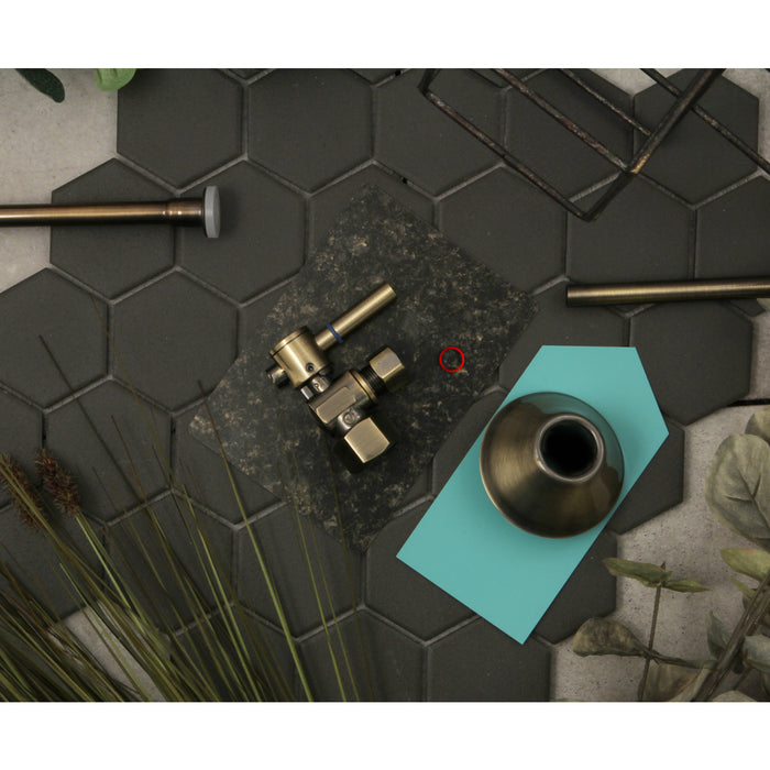 Kingston Sona CC43103DLTKF20 - Trimscape Contemporary Plumbing Toilet Trim Kit, Antique Brass