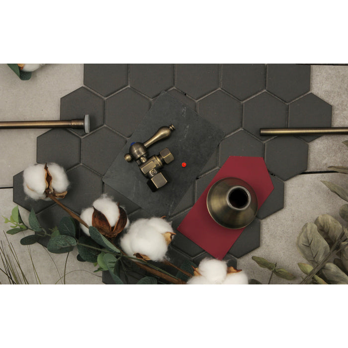 Kingston Heirloom CC43103TKF20 - Trimscape Traditional Plumbing Toilet Trim Kit, Antique Brass