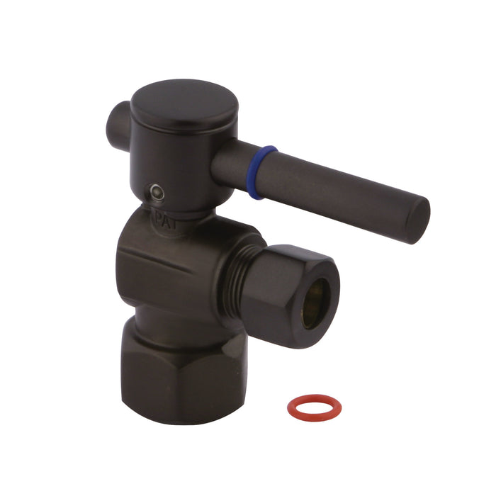 Kingston Sona CC43105DL - Concord 1/2-Inch FIP x 3/8-Inch O.D. Comp Quarter-Turn Angle Shut-Off Valve, Oil Rubbed Bronze