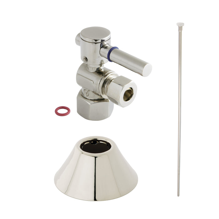 Kingston Sona CC43106DLTKF20 - Trimscape Contemporary Plumbing Toilet Trim Kit, Polished Nickel