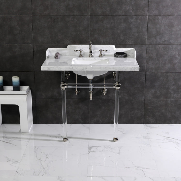 Kingston Heirloom CC43106LKB30 - Trimscape Traditional Plumbing Sink Trim Kit with P-Trap, Polished Nickel