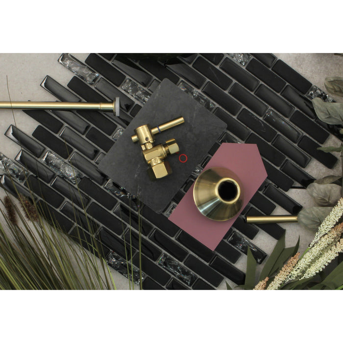 Kingston Sona CC43107DLTKF20 - Trimscape Contemporary Plumbing Toilet Trim Kit, Brushed Brass
