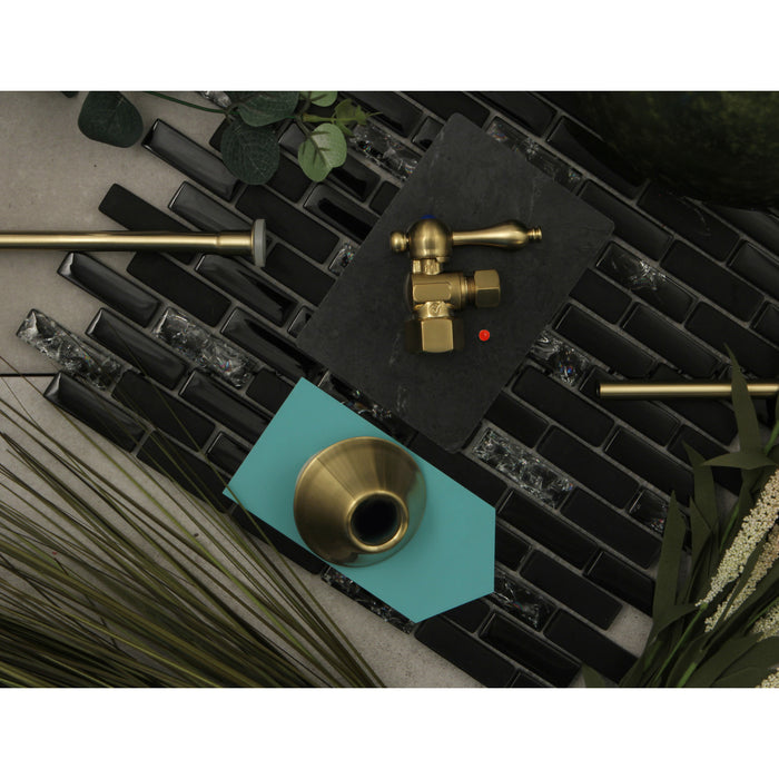 Kingston Heirloom CC43107TKF20 - Trimscape Traditional Plumbing Toilet Trim Kit, Brushed Brass