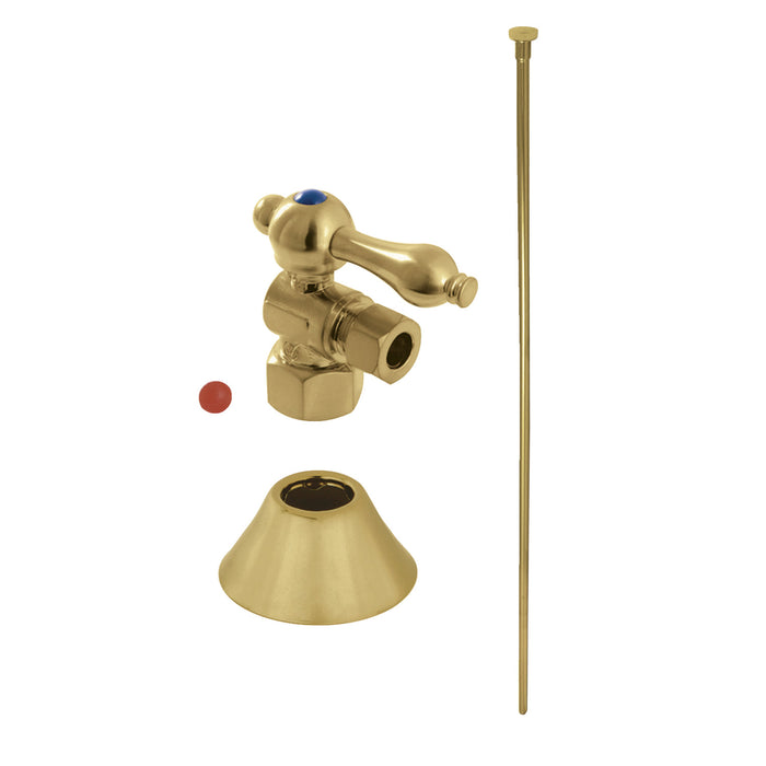Kingston Heirloom CC43107TKF20 - Trimscape Traditional Plumbing Toilet Trim Kit, Brushed Brass