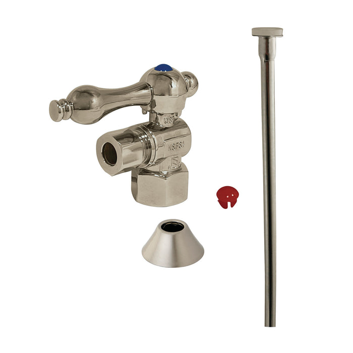 Kingston Heirloom CC43108TKF20 - Trimscape Traditional Plumbing Toilet Trim Kit, Brushed Nickel