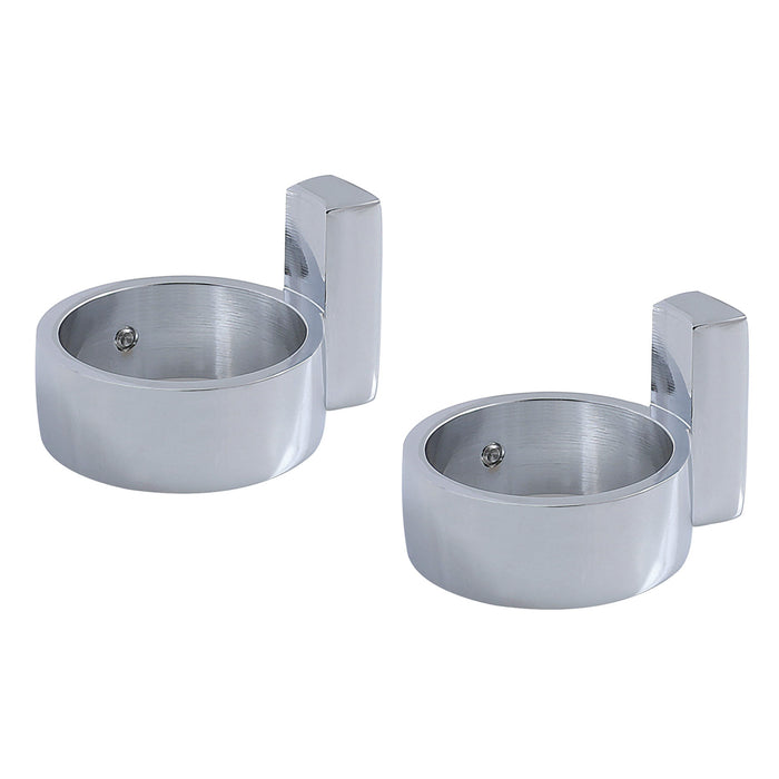 Kingston Vintage CC431 Drain Bracelets for Supply Line Support, Polished Chrome