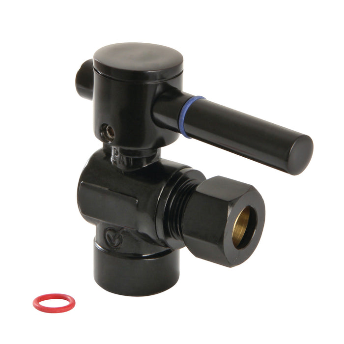 Kingston Sona CC43200DL - Concord 1/2-Inch Sweat x 3/8-Inch O.D. Comp Angle Shut-Off Valve, Matte Black