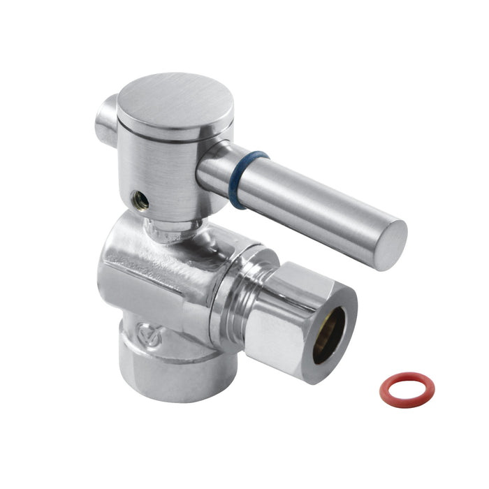 Kingston Sona CC43201DL - Concord 1/2-Inch Sweat x 3/8-Inch O.D. Comp Angle Shut-Off Valve, Polished Chrome