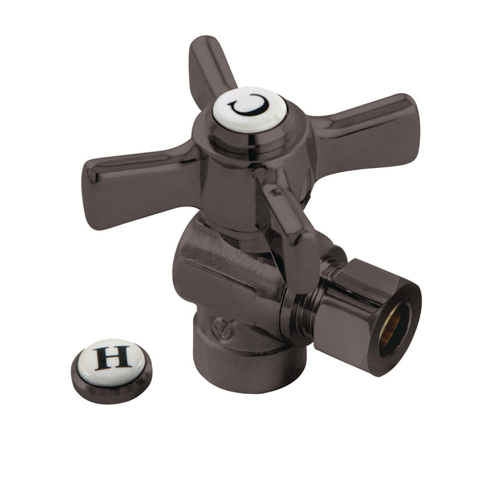 Kingston Tulare CC43205ZX - Millennium 1/2-Inch Sweat x 3/8-Inch O.D. Comp Angle Shut-Off Valve, Oil Rubbed Bronze